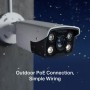 TP-Link Camera IR de supraveghere Bullet pentru exterior VIGI C340(2.8MM), Senzor imagine: CMOS 1/3", Lentila 2.8mm, F1.6, Weath
